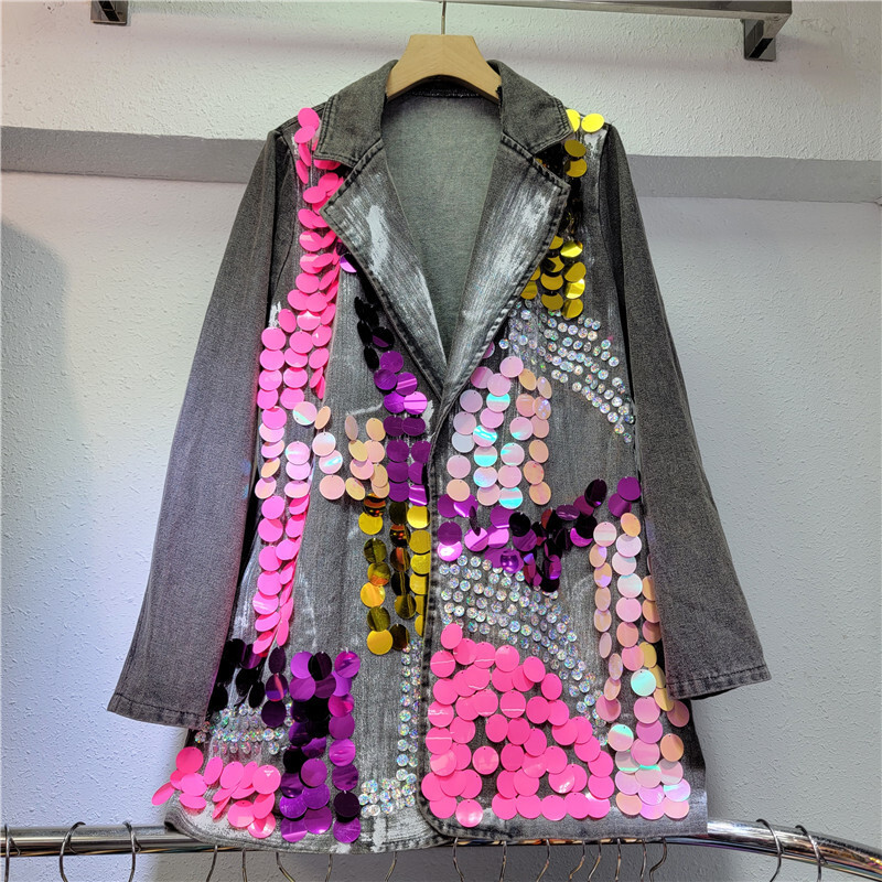 ANJY otoño nuevas mujeres Ins  - Women'S Fashion Denim Jacket reseña y precio