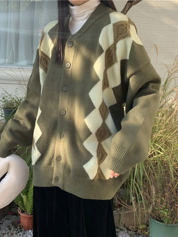 Cárdigan de punto holgado a la - Women'S Fashion Gilet reseña y precio