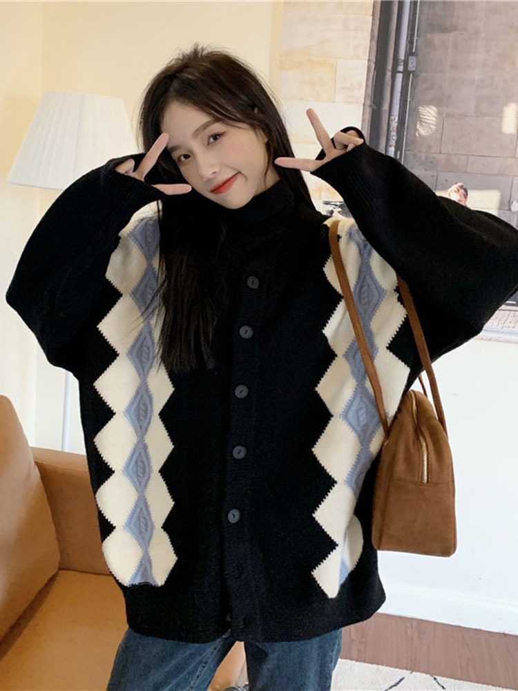 Cárdigan de punto holgado a la - Women'S Fashion Gilet reseña y precio