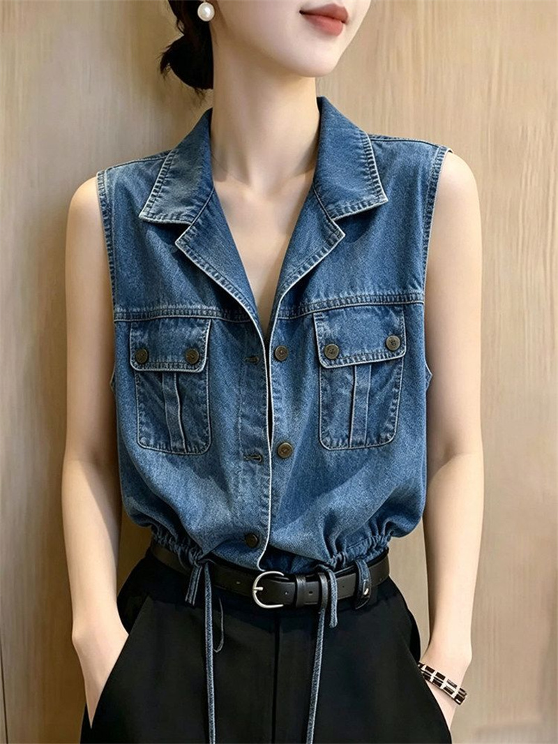 Súper Bonita Camisa Vaquera pa - Women'S Fashion Denim Jacket reseña y precio