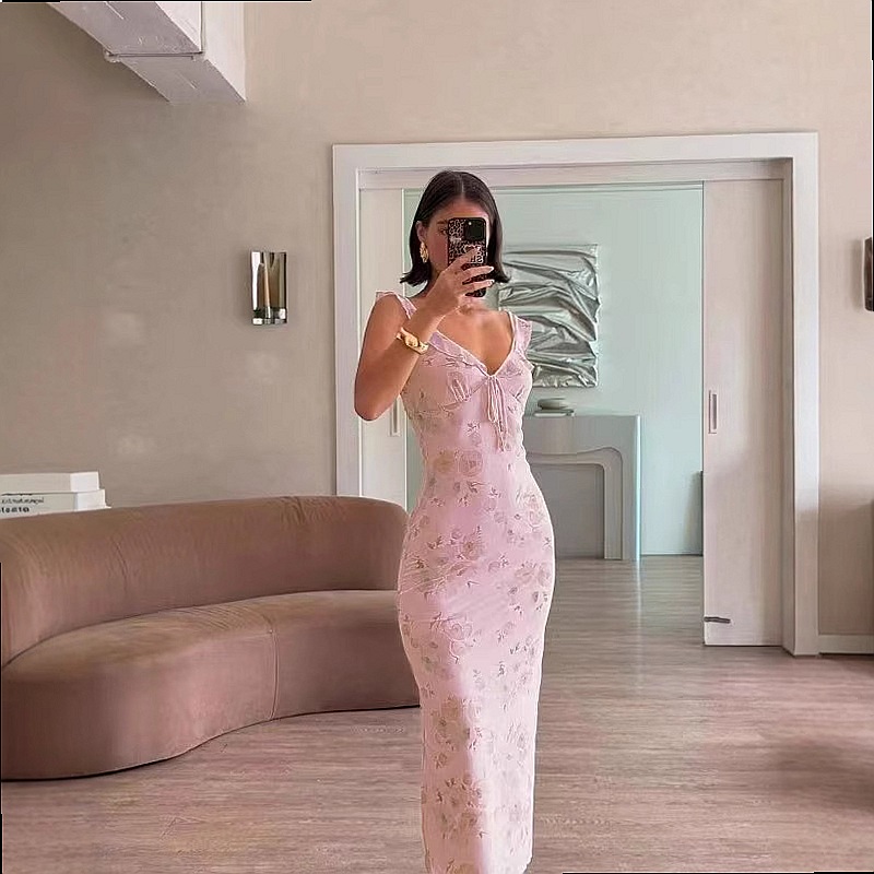 Vestido Halter Estampado Sexy  - Bodycon Dress Women reseña y precio