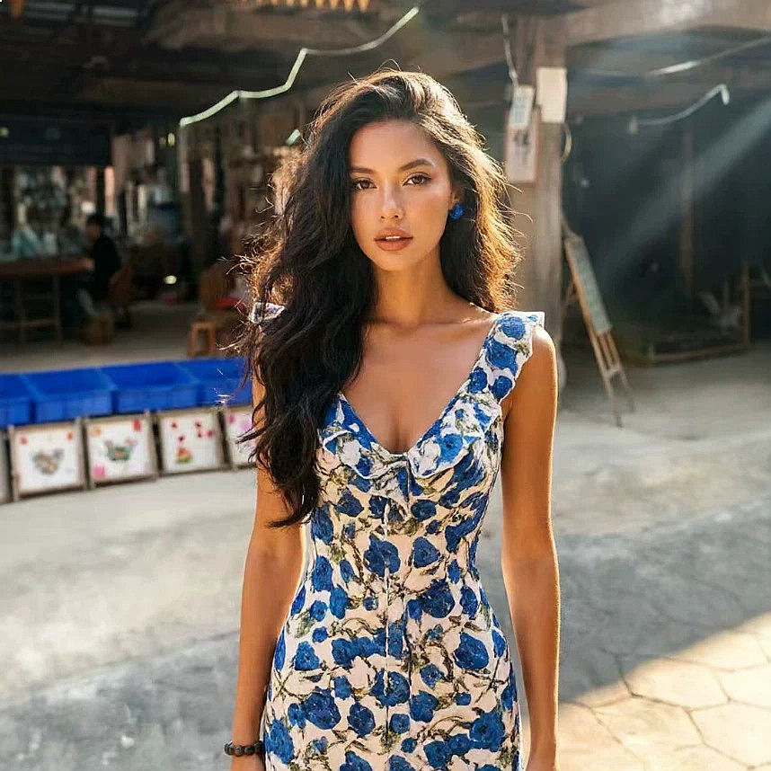 Vestido Halter Estampado Sexy  - Bodycon Dress Women reseña y precio