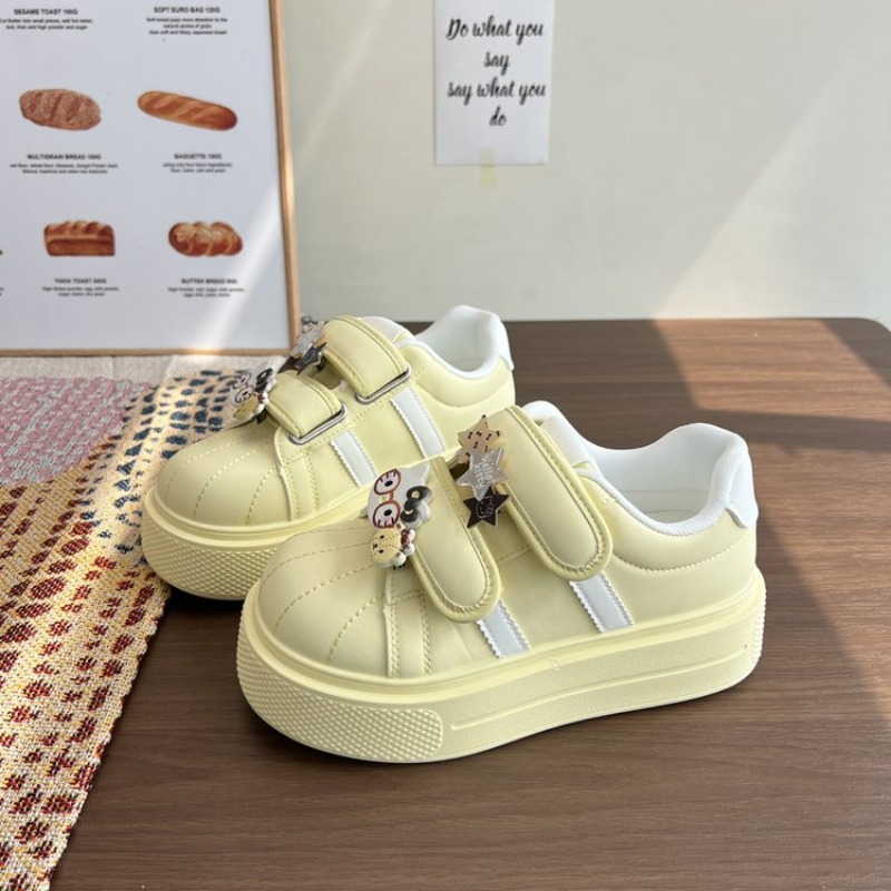 Zapatillas de plataforma con p - Women'S Fashion Velcro Sneakers reseña y precio