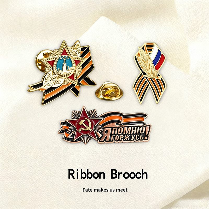 Broche de esmalte patriótico c - Women Fashion History reseña y precio