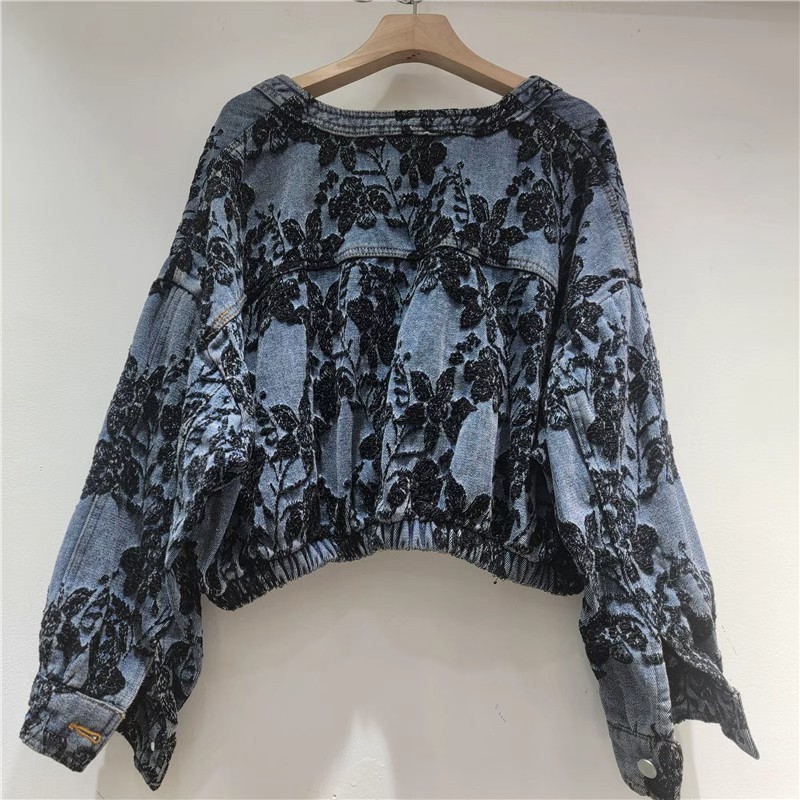 Chaqueta vaquera corta de jacq - Women'S Fashion Denim Jacket reseña y precio
