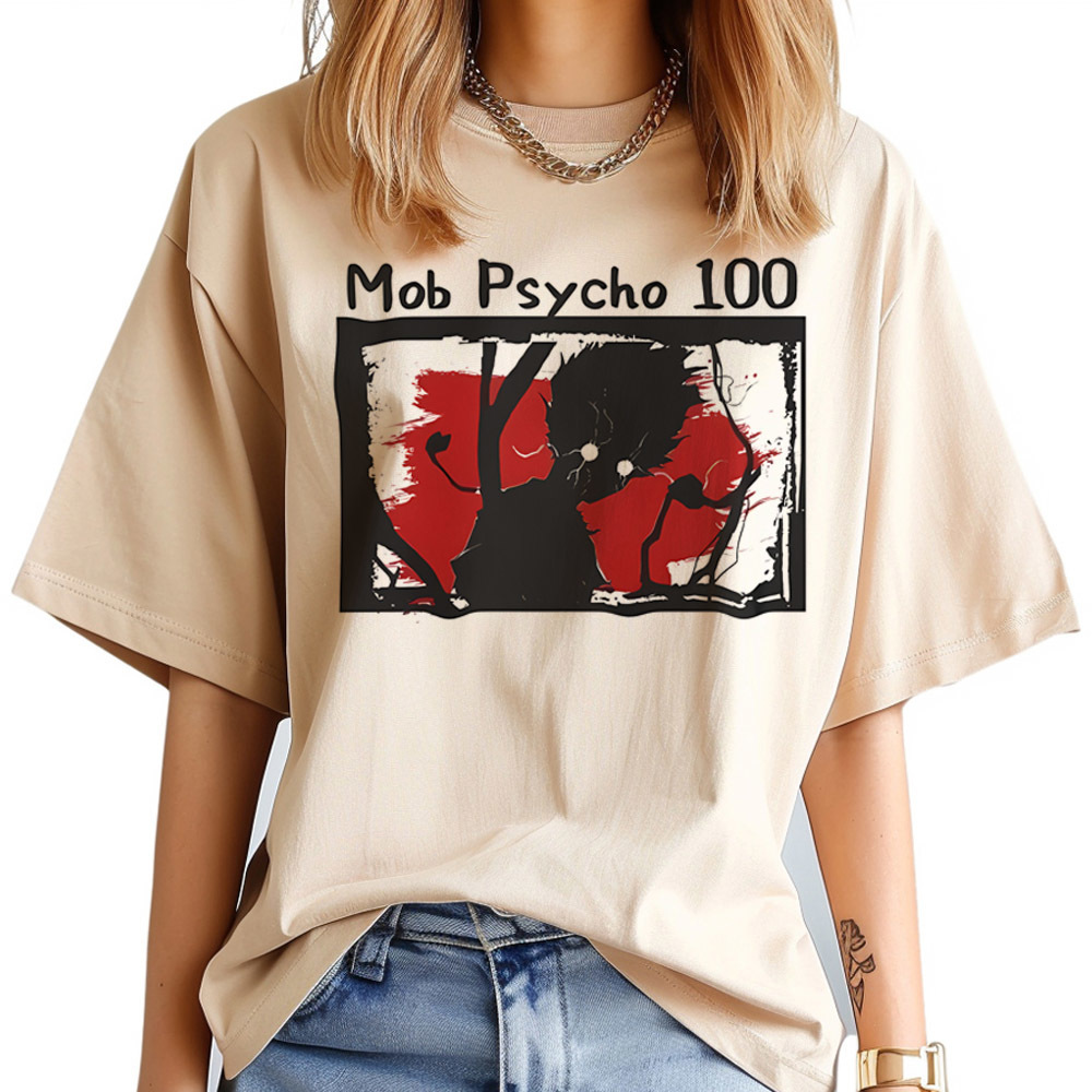 Camiseta Mob Psycho 100 para m - Women Fashion 80S reseña y precio