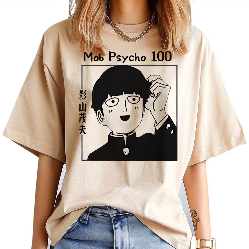 Camiseta Mob Psycho 100 para m - Women Fashion 80S reseña y precio