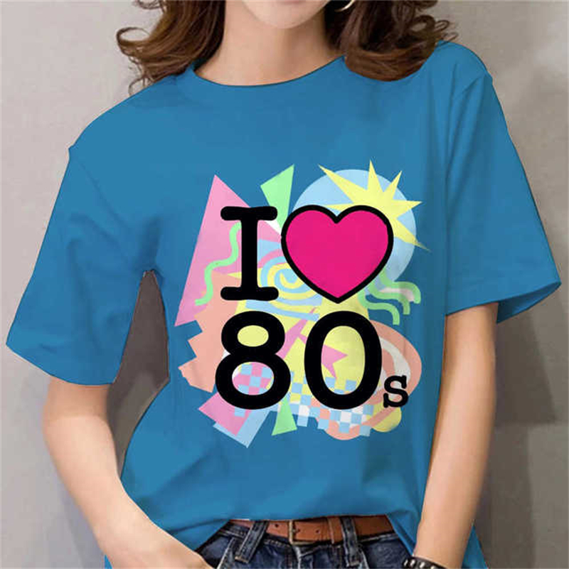 Camiseta de mujer de los años  - Women Fashion 80S reseña y precio