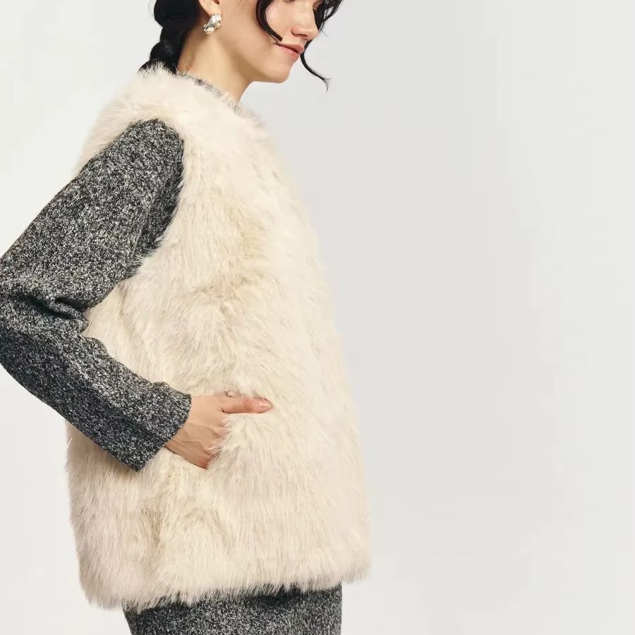 Chaleco de Piel Sintética para - Women'S Fashion Gilet reseña y precio
