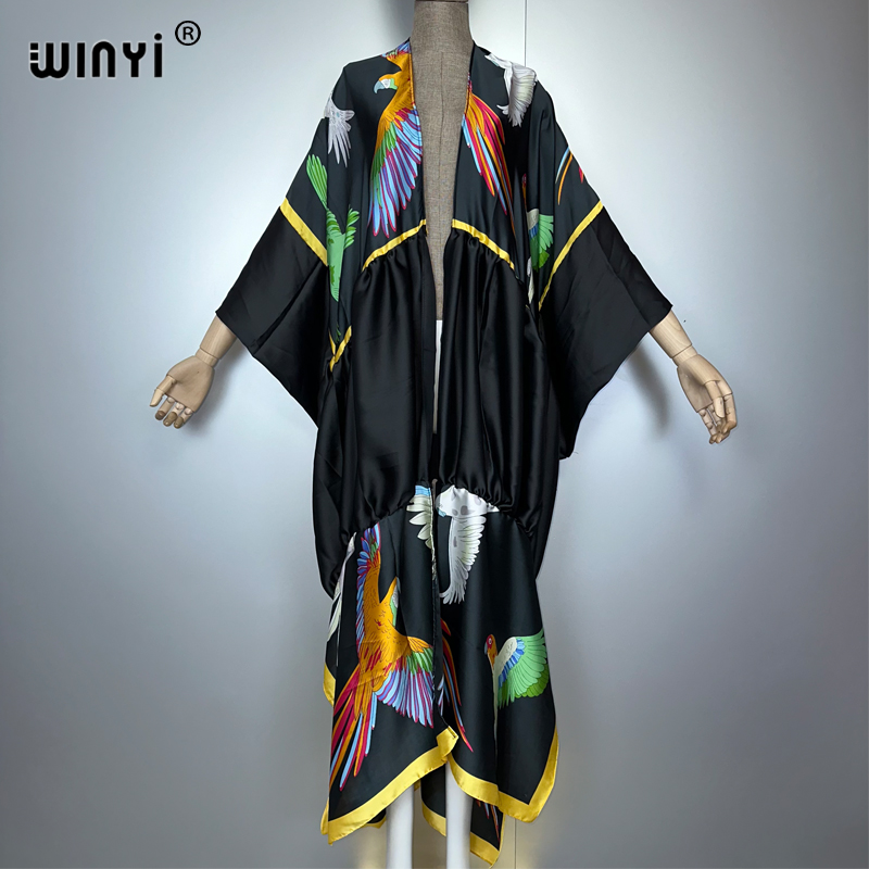 WINYI estampado boho kimono ma - Women'S Fashion Kimono reseña y precio