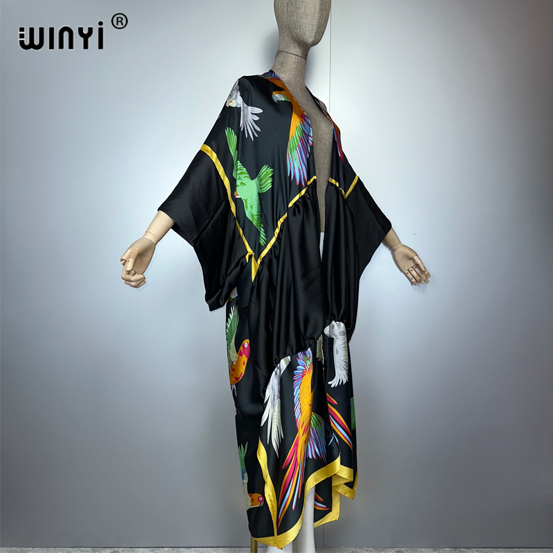 WINYI estampado boho kimono ma - Women'S Fashion Kimono reseña y precio