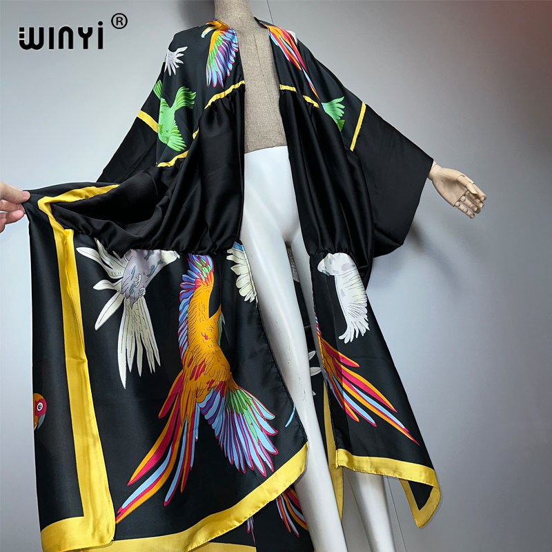 WINYI estampado boho kimono ma - Women'S Fashion Kimono reseña y precio