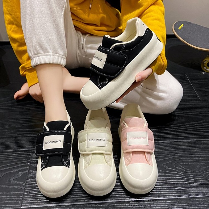 Zapatillas de plataforma de mo - Women'S Fashion Velcro Sneakers reseña y precio