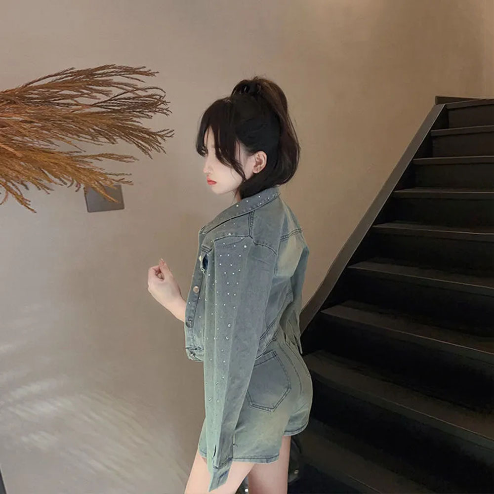 Chaqueta de mezclilla con temp - Women'S Fashion Denim Jacket reseña y precio