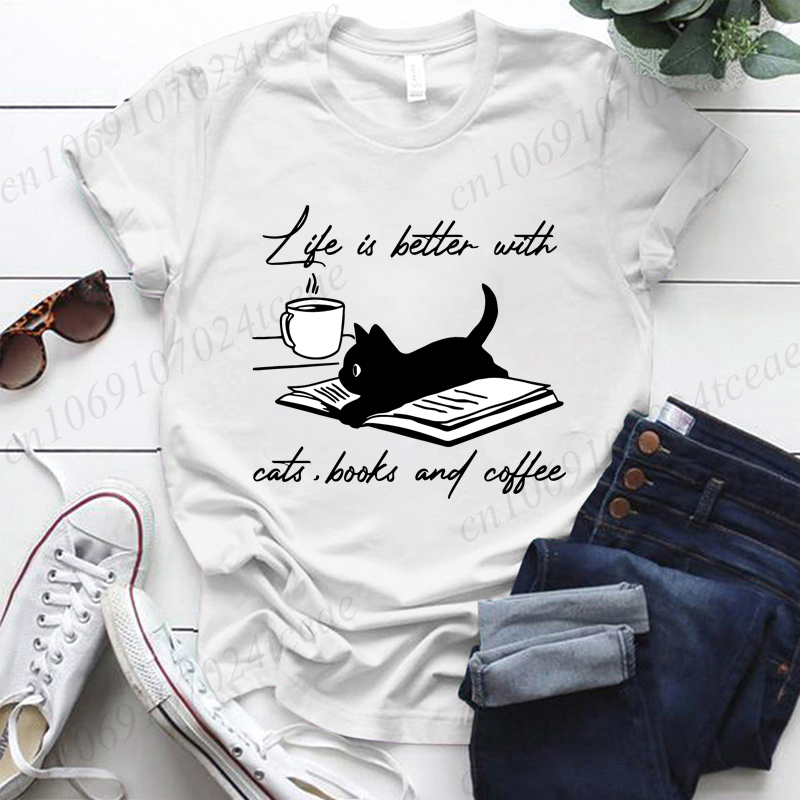 La vida es mejor con gatos, li - Women Fashion Quotes reseña y precio