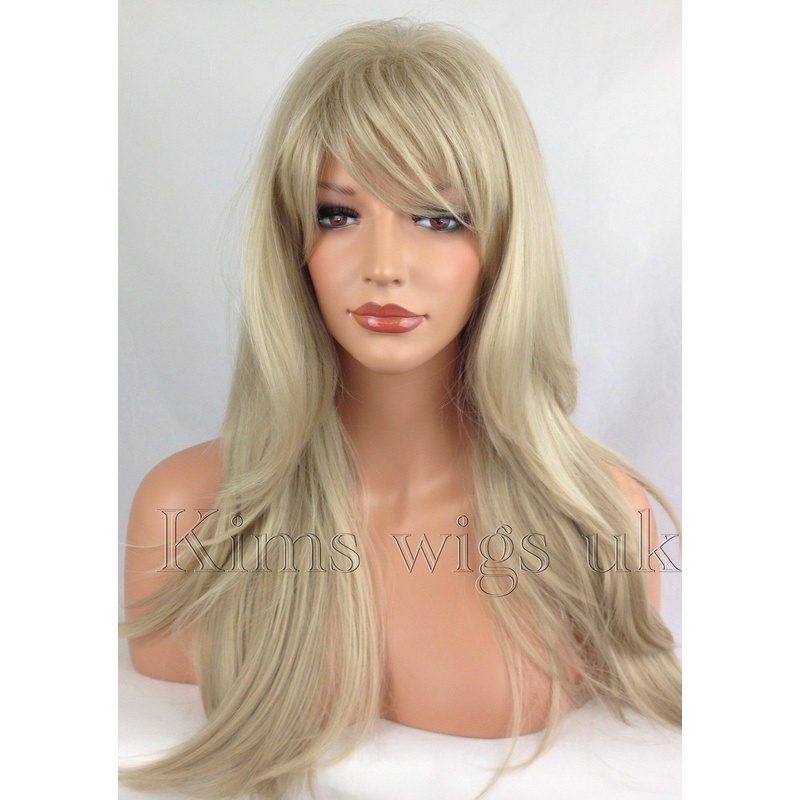 Peluca de Cabello Largo Rubio  - Women Fashion Uk reseña y precio