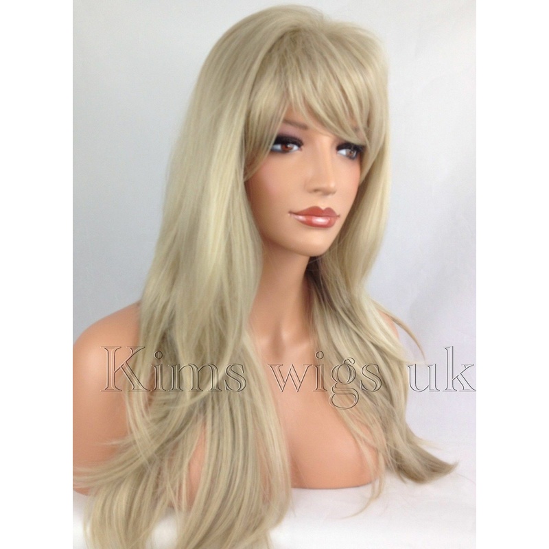 Peluca de Cabello Largo Rubio  - Women Fashion Uk reseña y precio