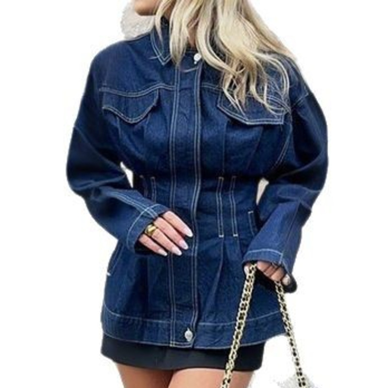 ANJY otoño nueva chaqueta vaqu - Women'S Fashion Denim Jacket reseña y precio