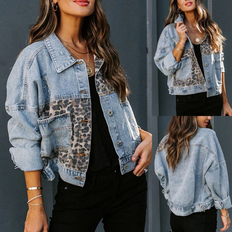 Chaqueta vaquera con costuras  - Women'S Fashion Denim Jacket reseña y precio