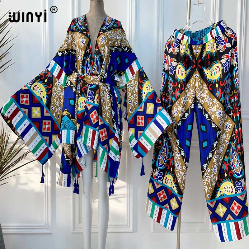 WINYI-traje de dos piezas para - Women'S Fashion Kimono reseña y precio