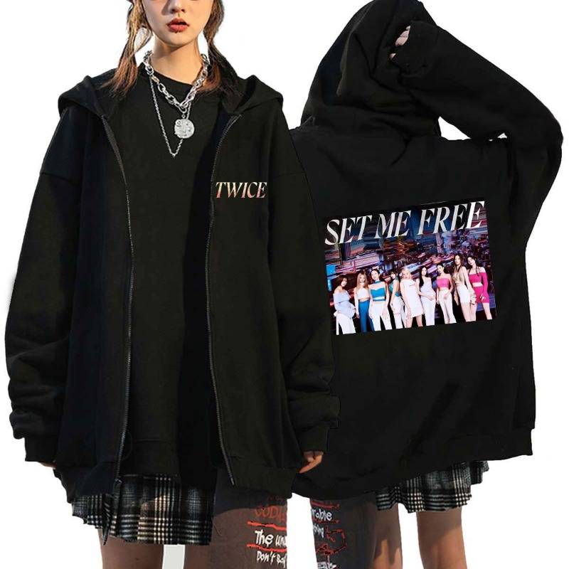 Sudadera con capucha y cremall - Hoodie Women Oversized reseña y precio
