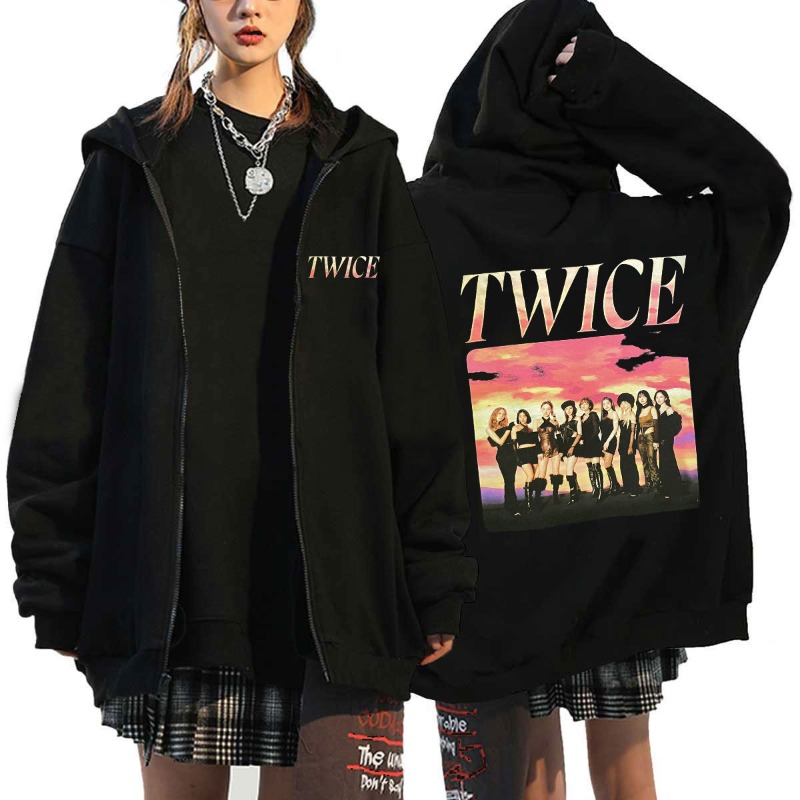 Sudadera con capucha y cremall - Hoodie Women Oversized reseña y precio