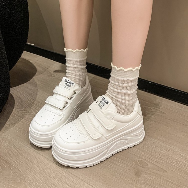 Zapatillas Blancas Nuevas para - Women'S Fashion Velcro Sneakers reseña y precio