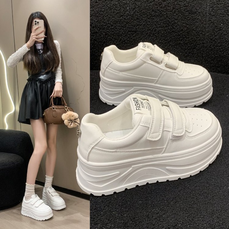 Zapatillas Blancas Nuevas para - Women'S Fashion Velcro Sneakers reseña y precio