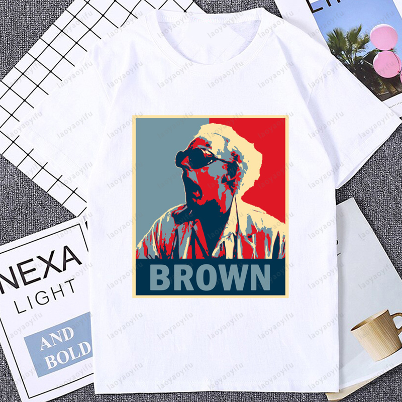 Camiseta marrón clásica de Reg - Women Fashion 80S reseña y precio