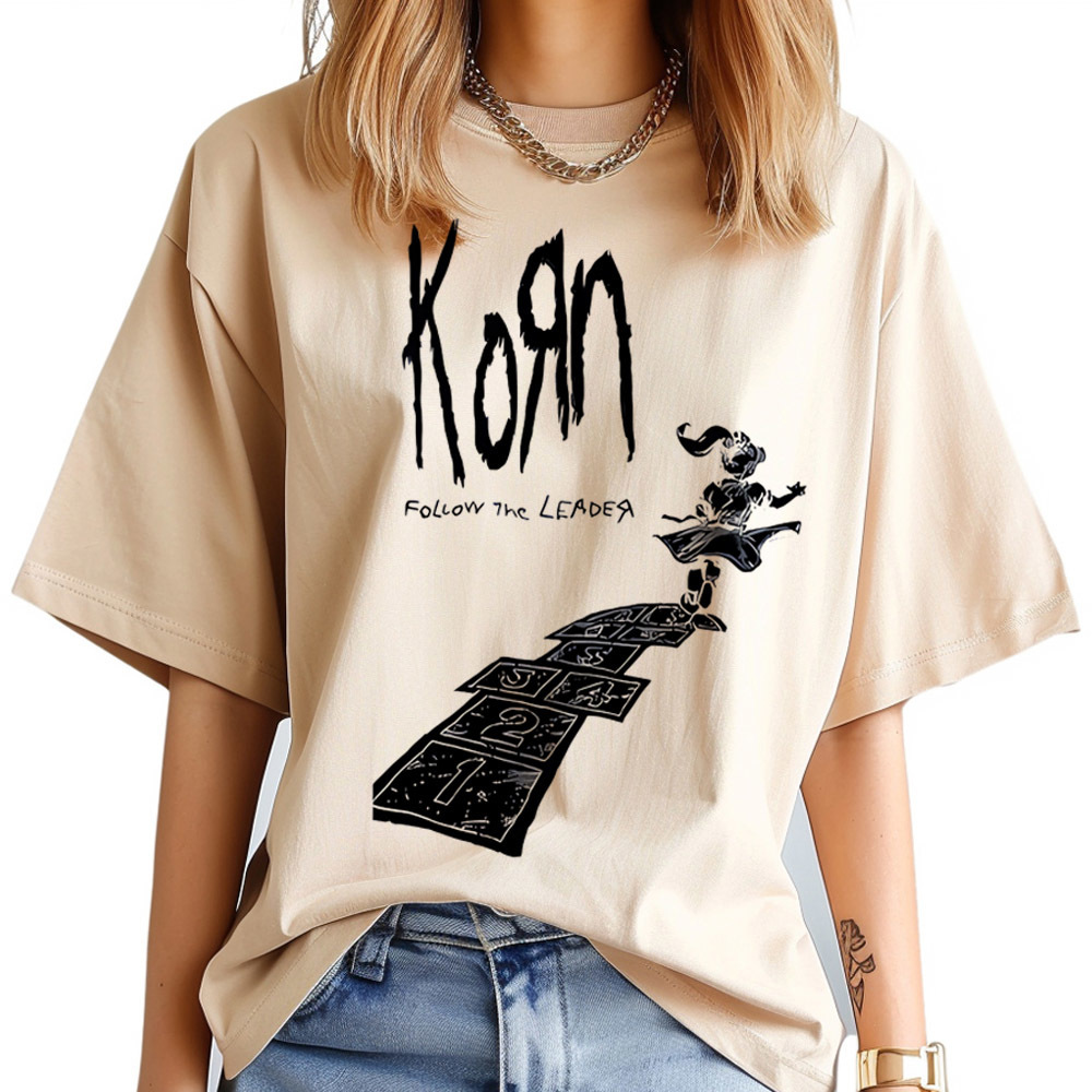Camiseta Korn para mujer, moda - Women Fashion 80S reseña y precio